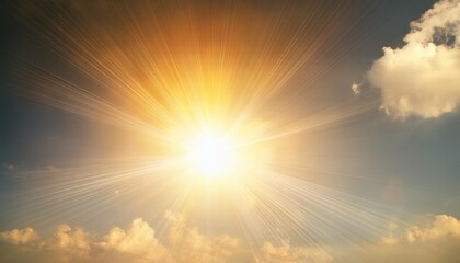 Wall Mural - bright sunshine with flare effect