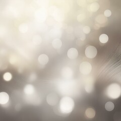 Wall Mural - abstract blur bokeh background blurred ivory and white silver colors bokeh background