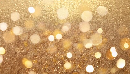Wall Mural - beige yellow glitter abstract background