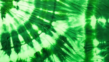 Wall Mural - green tie dye background
