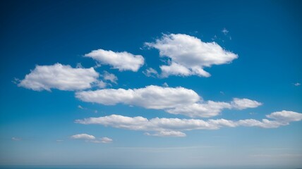 Naklejka na meble blue sky with clouds | sky and clouds | blue sky and clouds | Ai Generative