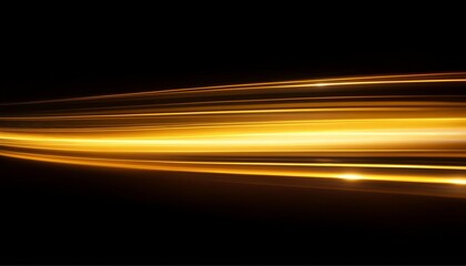 Wall Mural - transparent yellow neon speed line