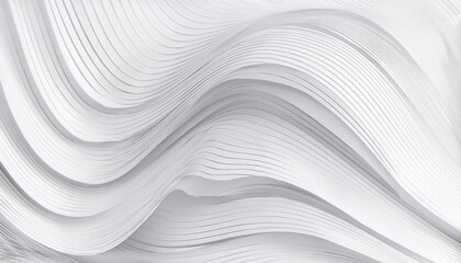 Wall Mural - warped gray lines made on the white background wavy lines made on the white background