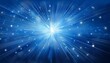 © Heaven - decorative blue background with starburst design