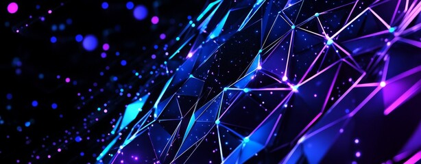 Aufkleber - A digital abstract background can be used to describe network abilities, technology processes, digital storage, science, education, and so on.