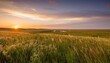 © Heaven - beautiful pre dawn summer photo of the vast kansas tallgrass prairie preserve