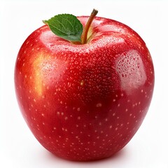 Wall Mural - apple isolated on white background full depth of field