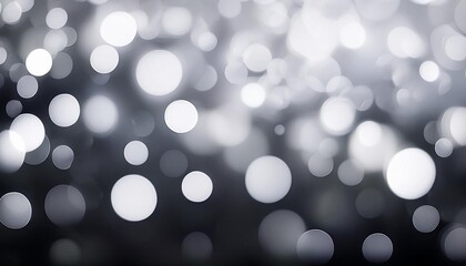 Wall Mural - dynamic haze white and dark variety background with white bokeh lights defocused