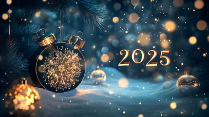 2025 Happy New Year design