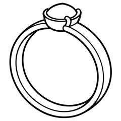 Poster - Elegant Jewelry Line Art Vector.