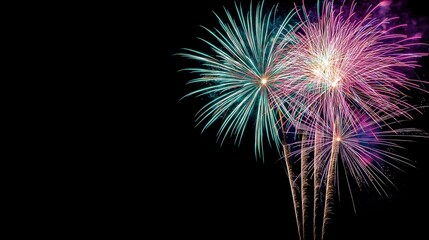 Poster - Dazzling Fireworks Display Lighting Up the Night Sky