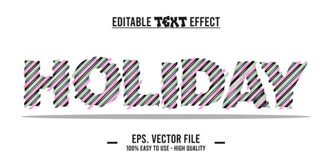 Fototapete - Holidays typography Vector Text With Colorful art illustration Drawing. eps files