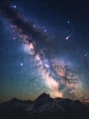 Wall Mural - night sky with stars