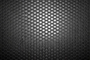 Wall Mural - texture of red carbon fiber hexagon pattern