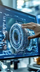 Poster - Inspiring Mechanical Engineer Presenting Innovative Design