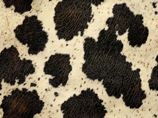cow skin texture background, cow leather with fur background , isolated on white background, , copy 