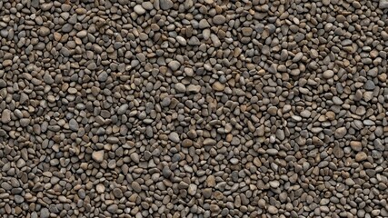 fine gravel texture with smooth stones in various shades of gray