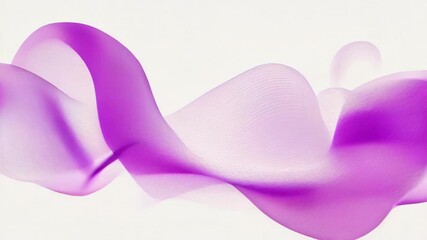 Fototapete - Experience the soothing flow of lavender waves dancing softly against a serene background