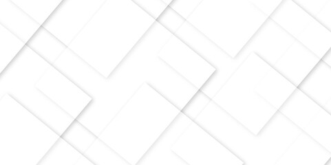 Poster - Abstract modern white and gray pattern geometric luxury gradient line background random square shape design. 3d shadow effects, modern design template background. layered geometric triangle shapes.	