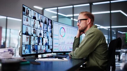 Poster - Virtual Video Conference Call Meeting