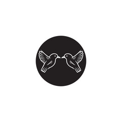 Wall Mural - Seagul bird logo icon vector