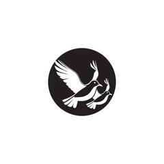 Wall Mural - Seagul bird logo icon vector