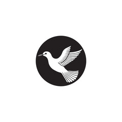Wall Mural - Seagul bird logo icon vector