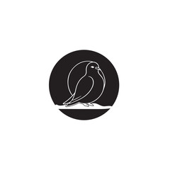 Wall Mural - Seagul bird logo icon vector