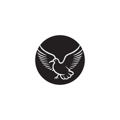 Wall Mural - Seagul bird logo icon vector