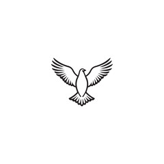 Wall Mural - Seagul bird logo icon vector