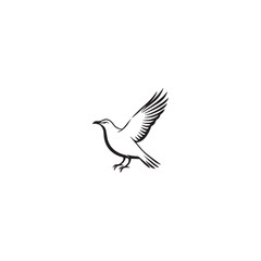 Wall Mural - Seagul bird logo icon vector