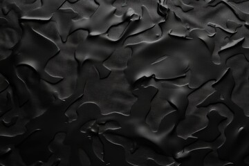 Poster - Close-up shot of a black textured surface, suitable for use in product photography or design projects