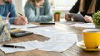 © InfinityArtCreator - Family Meeting for Budget Planning at the Table