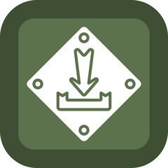 Poster - Download Arrow Icon Design