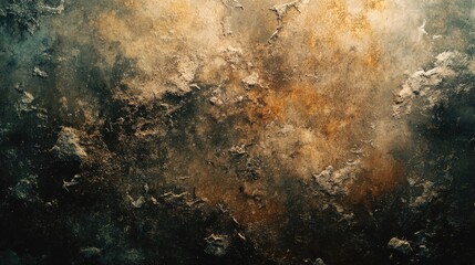 Poster - A close-up shot of a grimy wall with dirt, grime, and stains