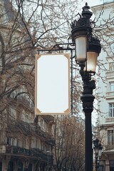 Leinwandbilder - Urban infrastructure with blank signage