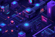 © VaCity - Futuristic Digital Cityscape with Neon Lights