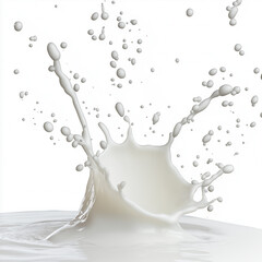 Poster - Yoghurt Splash Isolated