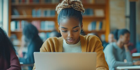 Poster - Study Session in a Library