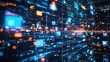 © Youttakone - A visual representation of digital data flow, showcasing vibrant blue and orange lights against a dark background, symbolizing technology and connectivity.