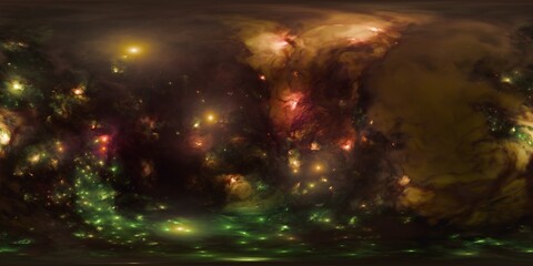 Wall Mural - Galactic Sci-Fi HDRi – Ultra-Sharp Space Illumination