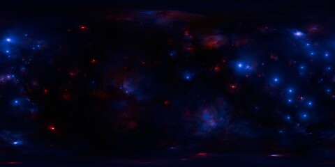 Wall Mural - photorealistic hdr nebula panorama for cgi and vfx