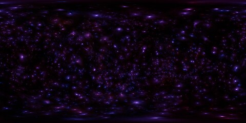 Wall Mural - HDRi 12K Seamless Dark Space Skybox with Nebula and Stars in 360 Degree Environment Map for VR and Sci-Fi Worlds