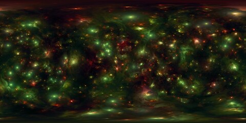 Wall Mural - ultra-hd hdri nebula – glowing cosmic clouds & stars