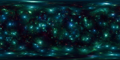 Wall Mural - spherical hdr image of a stellar nebula for 3d rendering