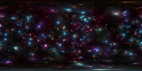 Wall Mural - galactic hdri panorama – high-resolution cosmic nebula