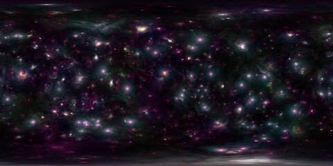 Wall Mural - hdri space image for panoramic 3d backgrounds