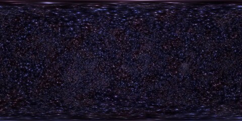 Wall Mural - 12k hdri space skybox with vibrant nebula and stars in 360° equirectangular projection - seamless en
