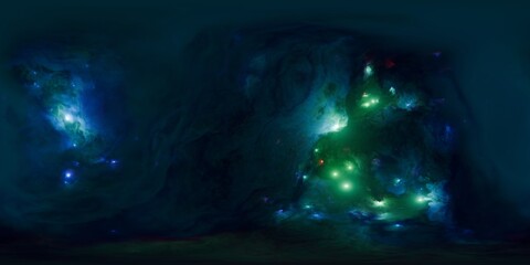 Wall Mural - hdr lighting texture for realistic galactic rendering