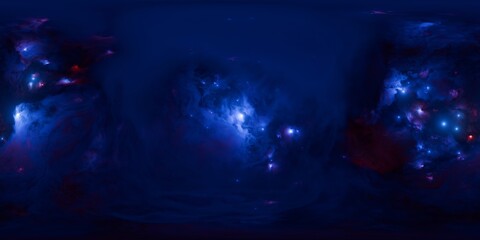 Wall Mural - deep space 360-degree environmental map for 3d scenes